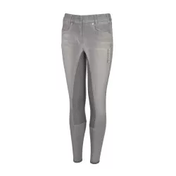 Pikeur Girls Grey denim Kalotta Grip Jeans 
