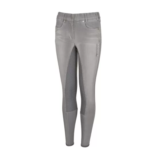 Pikeur Girls Grey denim Kalotta Grip Jeans image