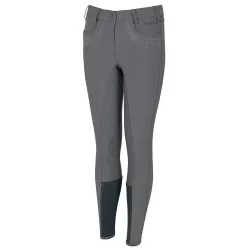 Grey Pikeur Kalotta Grip Youths Breeches