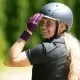 Roeckl Melbourne horseriding Gloves - Grape wine Riding Gloves image