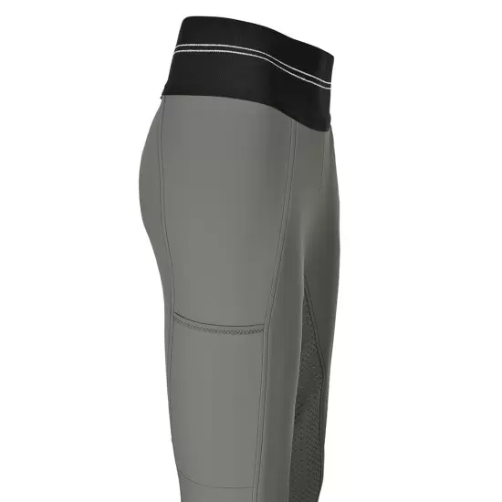  Pikeur Gia Grip Athleisure womens Riding leggings - Light grey Riding tights / Leggings image